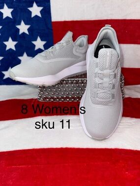Reebok Cityride Women's 8 Light Gray/Silver & White Mesh course running Sneakers